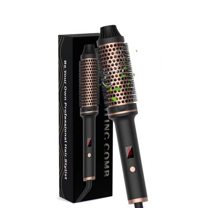 Curling Iron Brush Ceramic Tourmaline