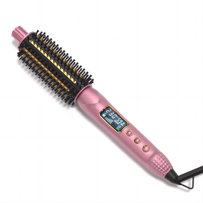 Electric Heat Hair Iron Curler Brush