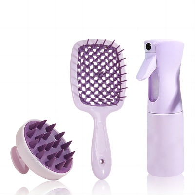 Hair Brush and Spray Bottle set