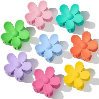 Large Flower Hair Claw Clips