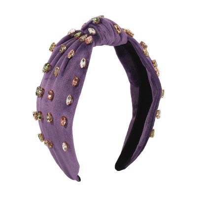 Corduroy Rhinestone Headband