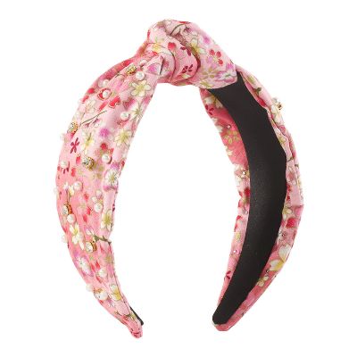 Flower Fabric Knotted Headband