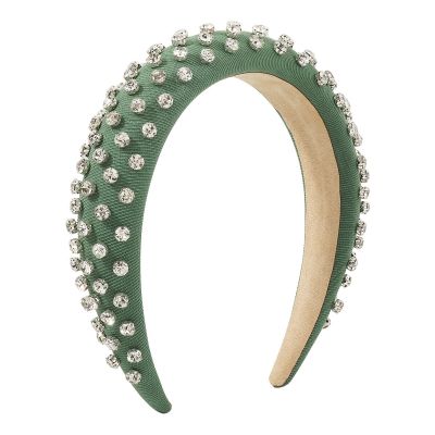 Diamond-Studded Sponge Headband