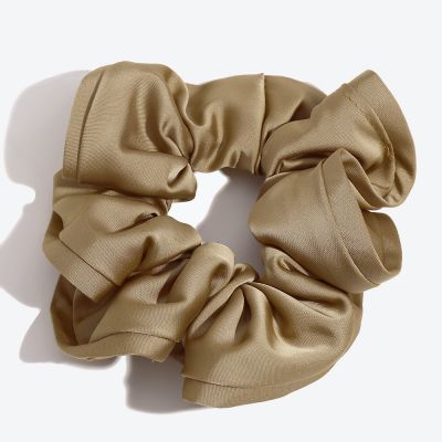 Flower Bud Satin Large Scrunchies