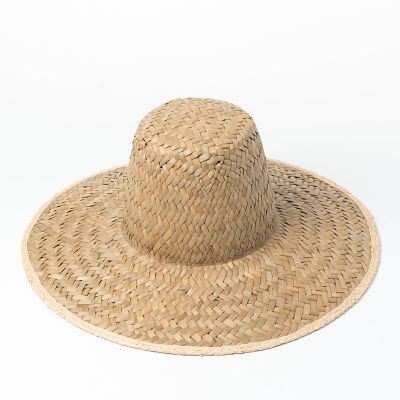 Large Brim Cattail Straw Hat