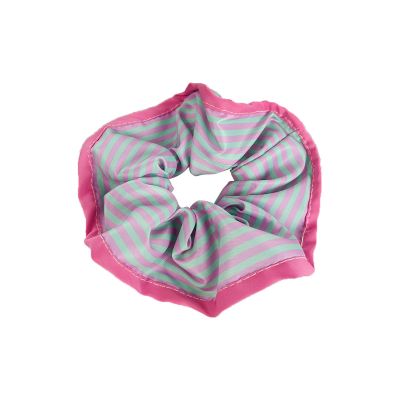 Rose Striped Scrunchies