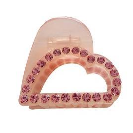 Heart Acetate Hair Claw