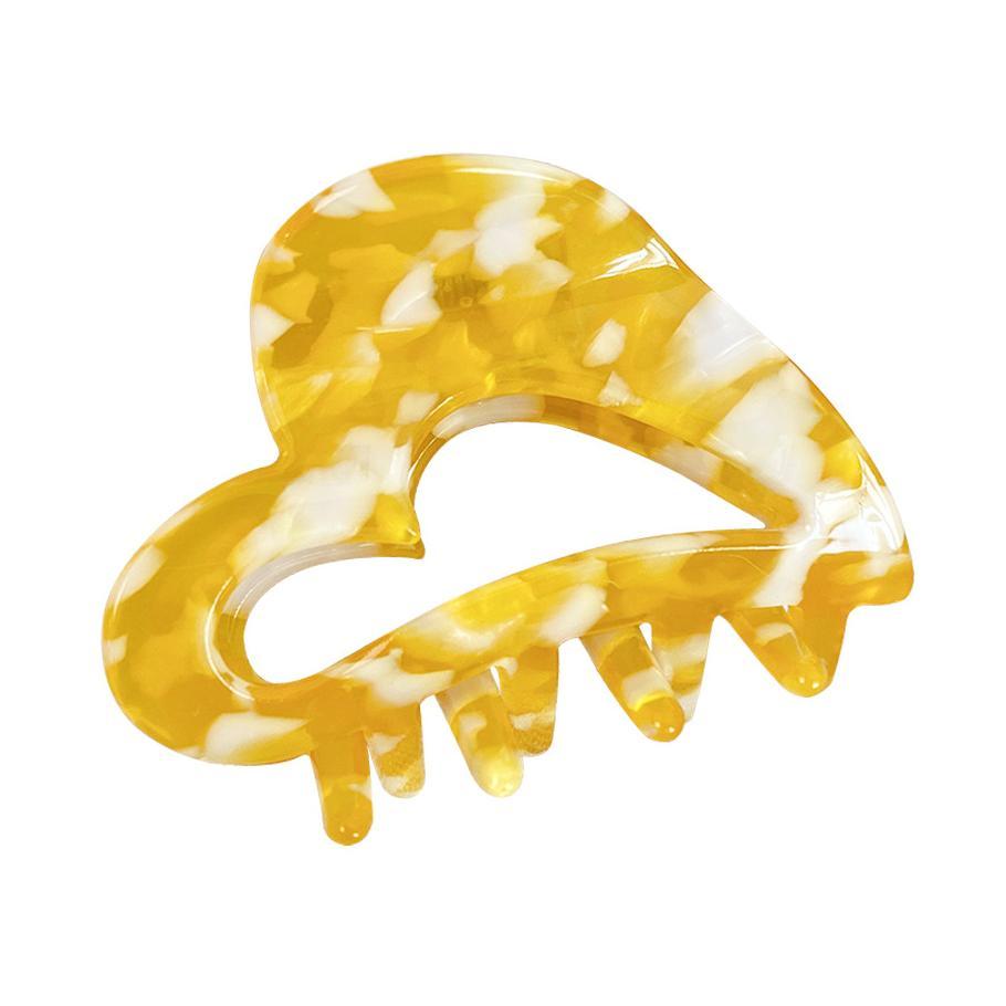 Acetate Heart Hair Claw