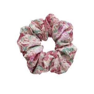 Regular Size Floral Hair Scrunchies