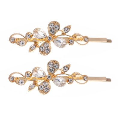 New Daily Crystal Metal Hair Clips