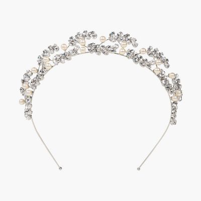 Luxury Pearl Zirconia Hair Band 