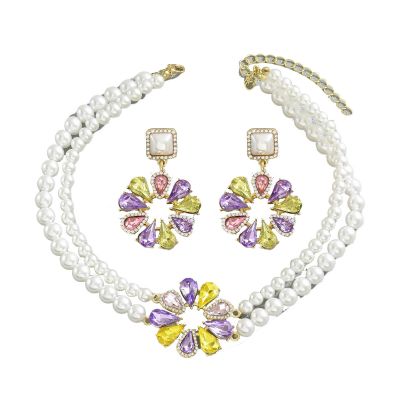 Flower Senior Sense of Beaded Jewelry Sets 