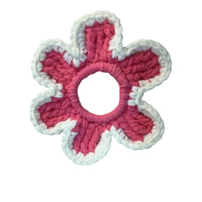 Flower Cross-Border Scrunchies