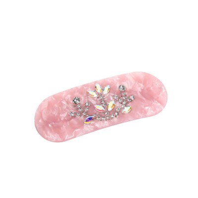 Pink Acetate Barrette