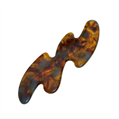 Acetate Wave Duckbill Clip