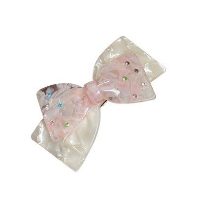 Acetate Bow Hair Barrette