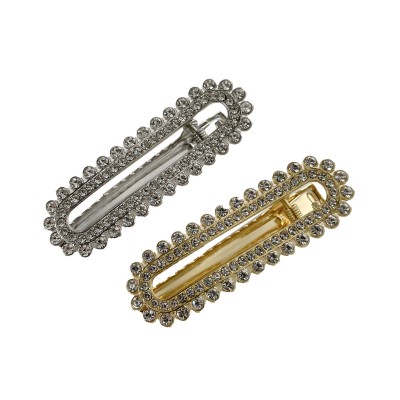 Pearl Rhinestone Duckbill Clip 