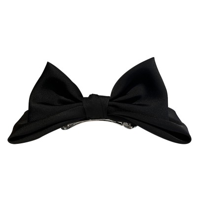 Satin Bow Barrette