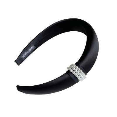 Glossy Satin Sponge Headband